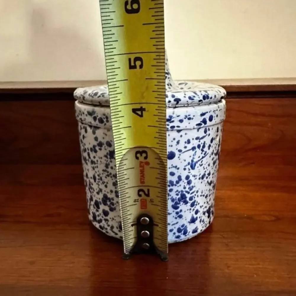 Unique Vintage Stoneware Croc Canister Jar Butter Dish Planter - Picture 7 of 9